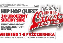 Hip Hop Quest – 20 lat Side By Side po raz pierwszy w Rzeszowie!