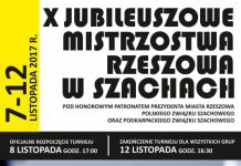 Jubileuszowa X edycja Mistrzostw Rzeszowa w Szachach!